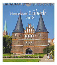 Ansichtskarten-Kalender Hansestadt Lübeck 2018