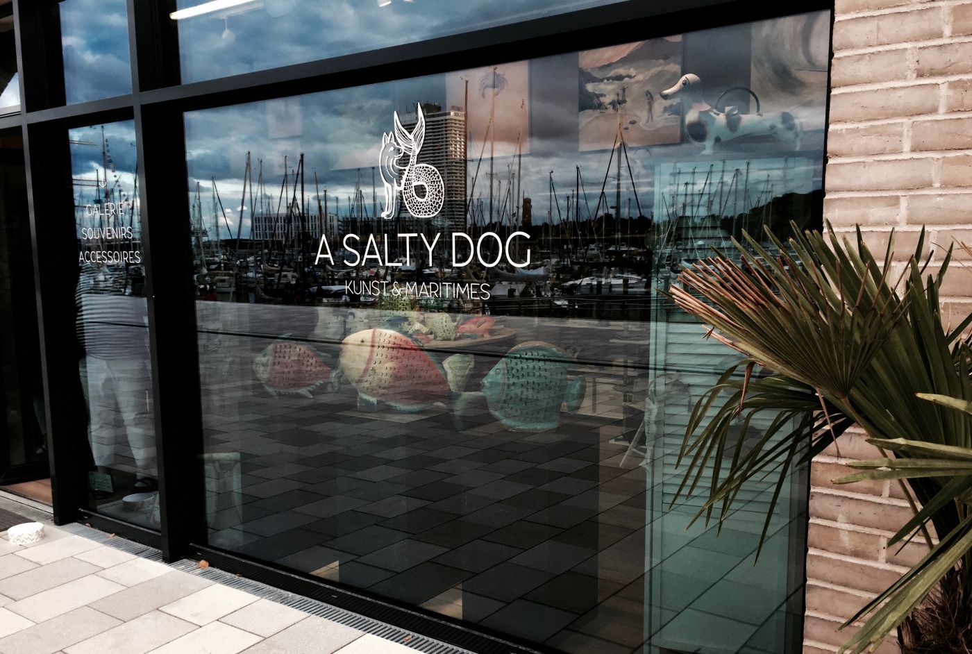 A Salty Dog Galerie auf dem Priwall