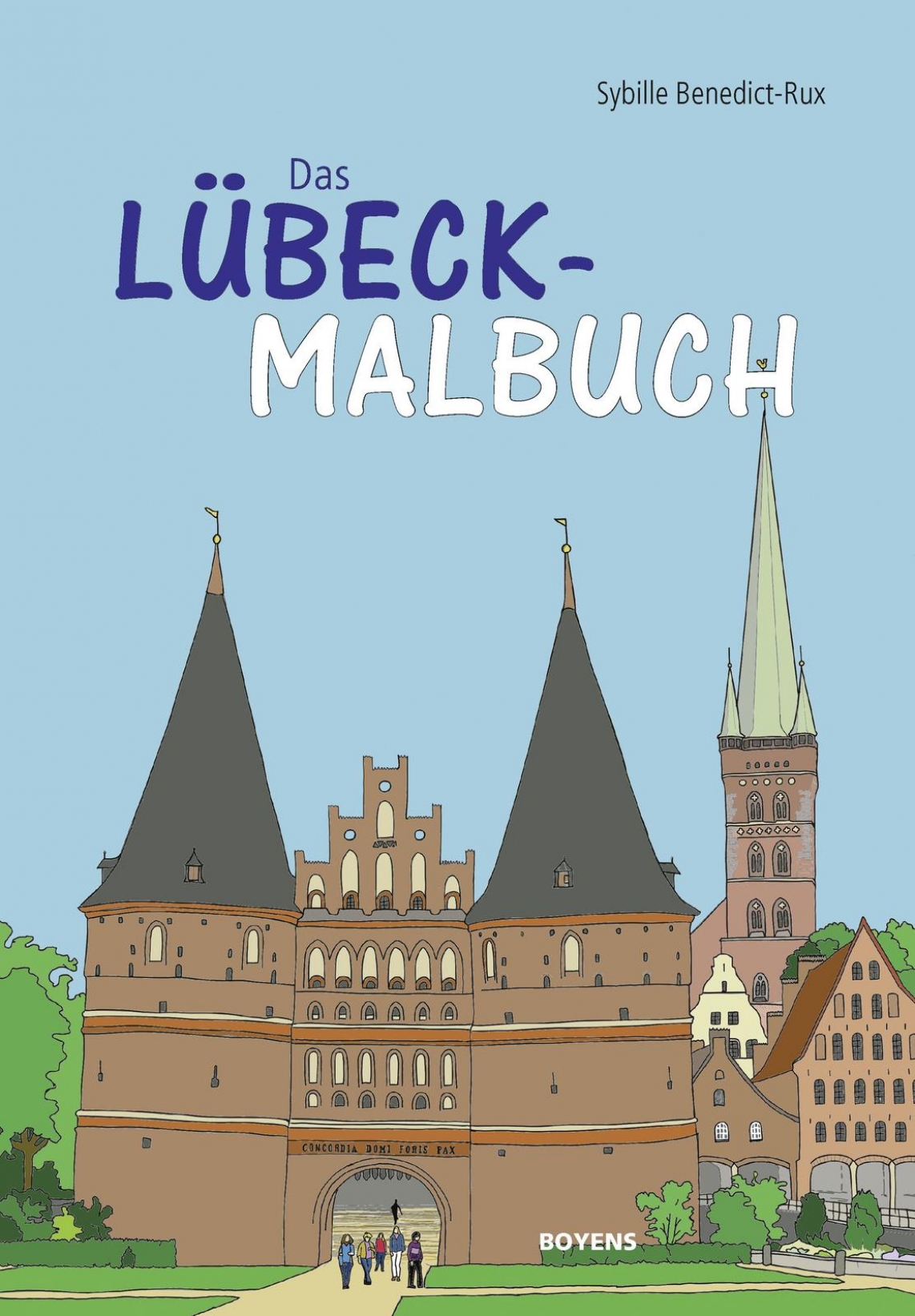Cover Das Lübeck-Malbuch aus dem Boyens Buchverlag