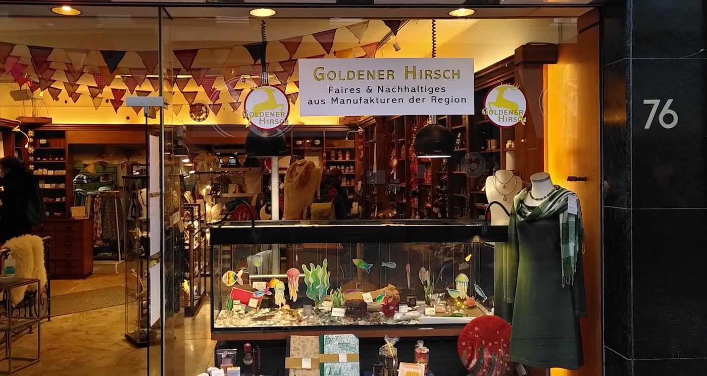 Der Goldene Hirsch in der Lübecker Hüxstraße