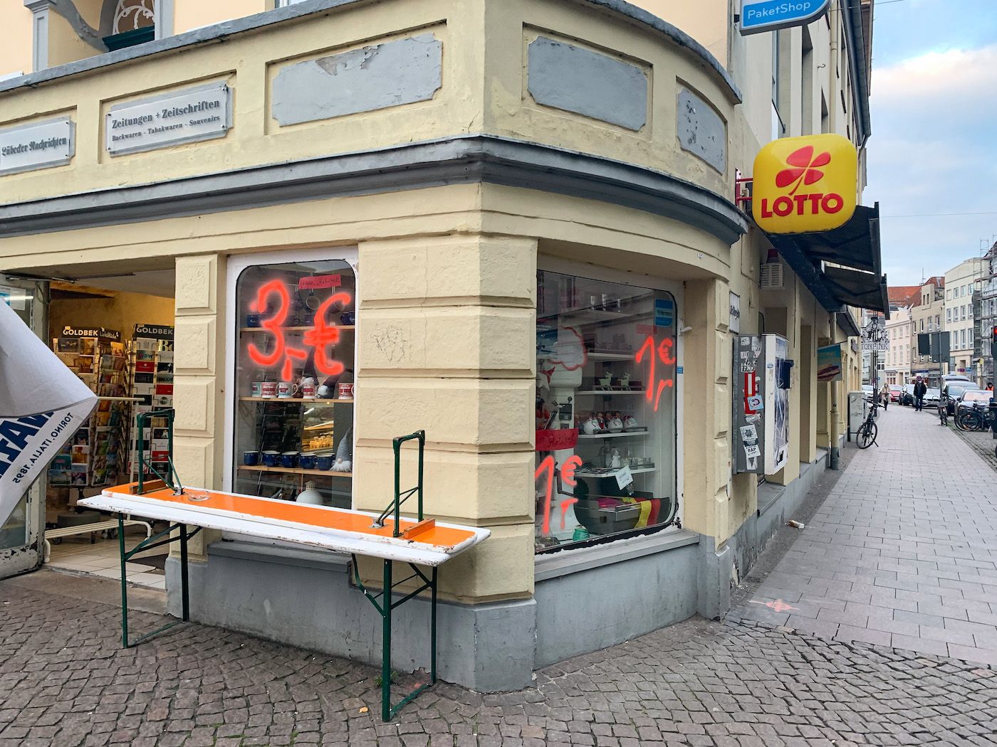 Kiosk am Koberg in Lübeck